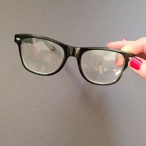 Black Rimmed Vanity Glasses